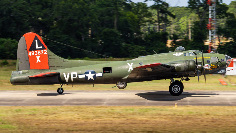 Photo of N7227C - Commemorative Air Force Boeing B-17 Flying Fortress at CXO on AeroXplorer Aviation Database