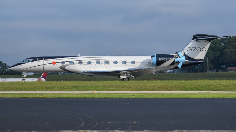 Photo of N703GA - Gulfstream Gulfstream G700 at TYS on AeroXplorer Aviation Database