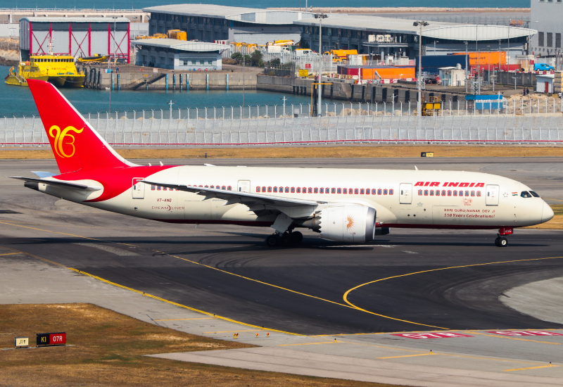 Photo of VT-ANQ - Air India  Boeing 787-8 at HKG on AeroXplorer Aviation Database