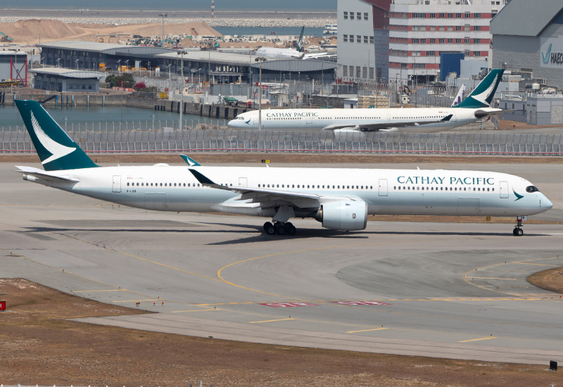 Photo of B-LXB - Cathay Pacific Airbus A350-1000 at HKG on AeroXplorer Aviation Database