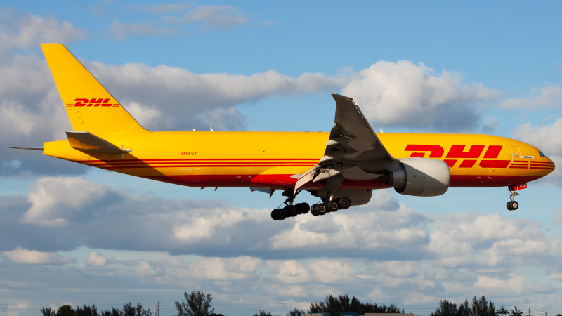 Photo of N706GT - DHL Boeing 777-F at MIA on AeroXplorer Aviation Database