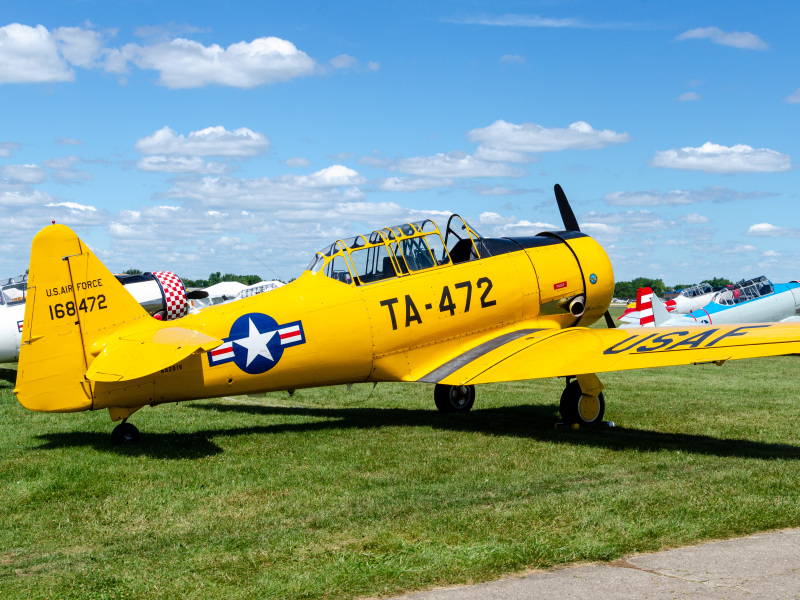 Photo of N8201V - PRIVATE North American T-6 Texan at OSH on AeroXplorer Aviation Database