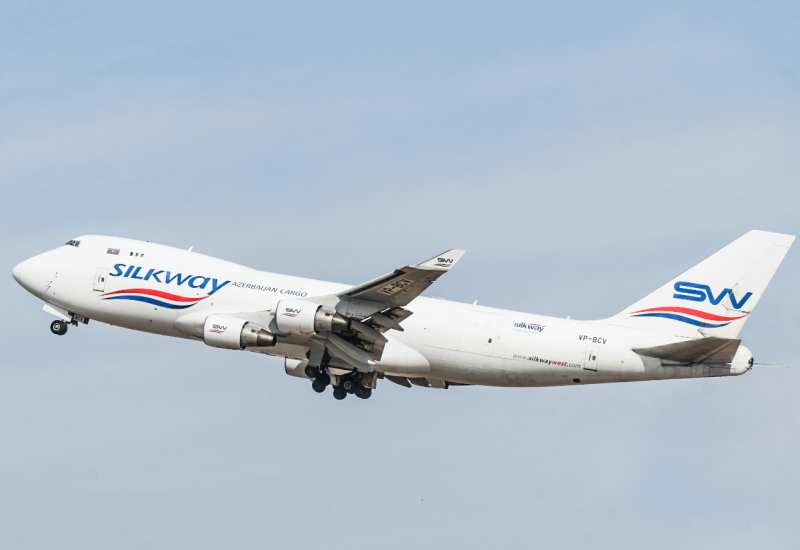 Photo of VP-BCV - Silkway Boeing 747-400 at TLV on AeroXplorer Aviation Database
