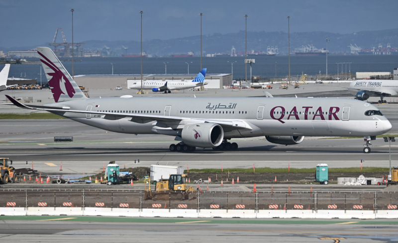 Photo of A7-ANS - Qatar Airways Airbus A350-1000 at SFO on AeroXplorer Aviation Database