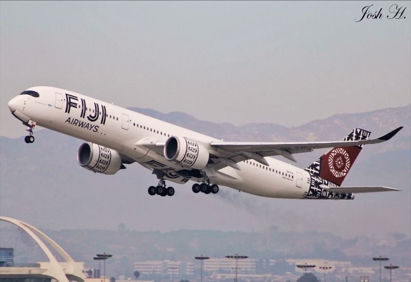 Photo of DQ-FAI - Fiji Airways Airbus A350-900 at LAX on AeroXplorer Aviation Database