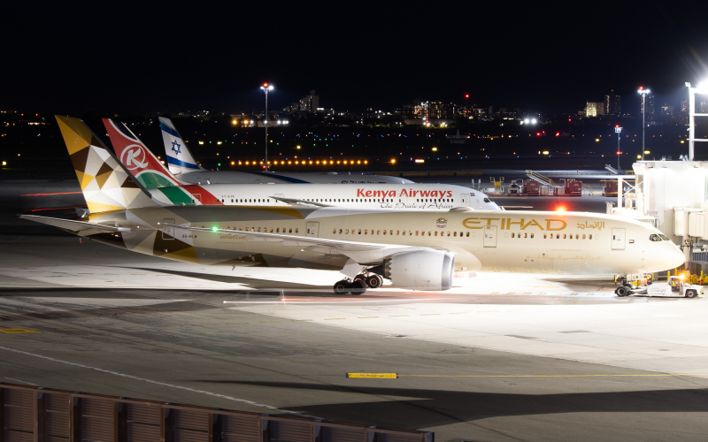 Photo of A6-BLW - Etihad Airways Boeing 787-9 at JFK on AeroXplorer Aviation Database