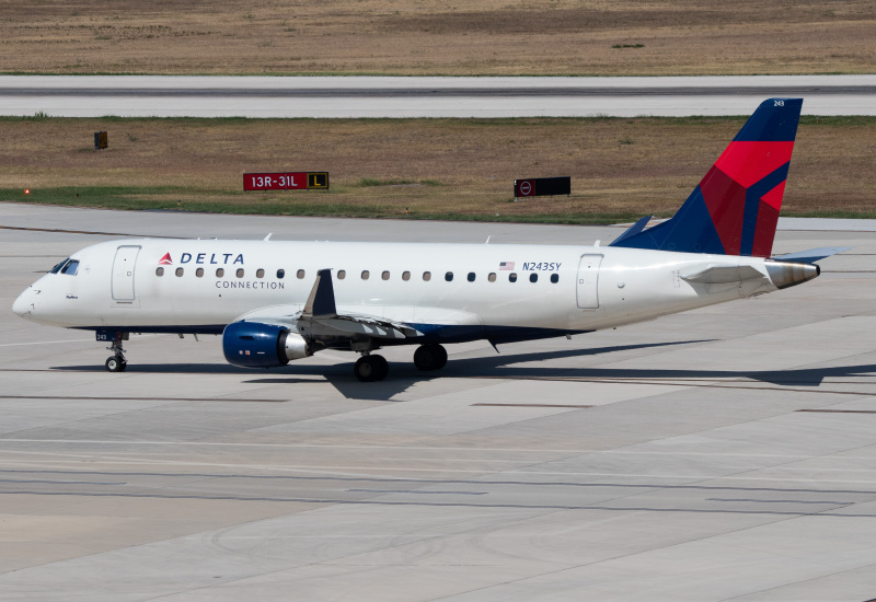 Photo of N243SY - Delta Connection Embraer E175 at SAT on AeroXplorer Aviation Database