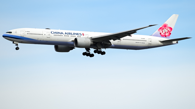 Photo of B-18005 - China Airlines Boeing 777-300ER at LAX on AeroXplorer Aviation Database