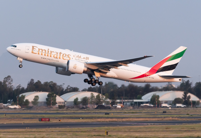 Photo of A6-EWA - Emirates Boeing 777-200LR at MEX on AeroXplorer Aviation Database