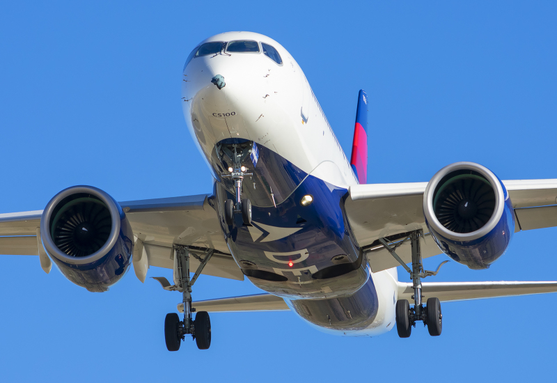 Photo of N125DU - Delta Airlines Airbus A220-100 at SLC on AeroXplorer Aviation Database