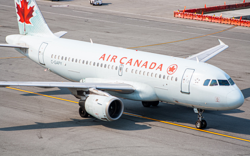 Photo of C-GAPY - Air Canada Airbus A319 at SFO on AeroXplorer Aviation Database