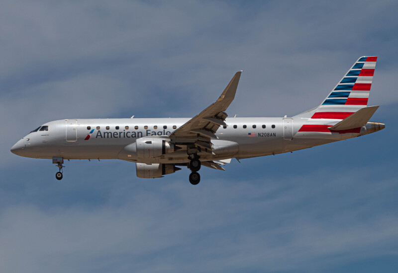 Photo of N208AN - American Eagle Embraer E175LR at BOI on AeroXplorer Aviation Database