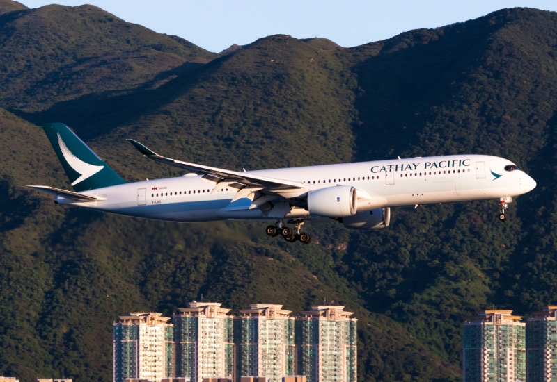 Photo of B-LRD - Cathay Pacific Airbus A350-900 at HKG on AeroXplorer Aviation Database