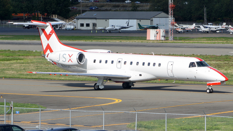 Photo of N257JX - Jetsuite X Embraer ERJ135 at BFI on AeroXplorer Aviation Database