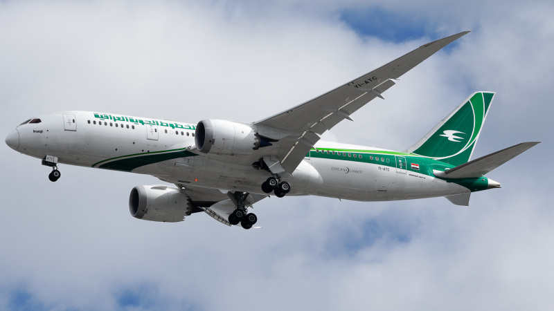 Photo of YI-ATC - Iraqi Airways Boeing 787-8 at JFK on AeroXplorer Aviation Database