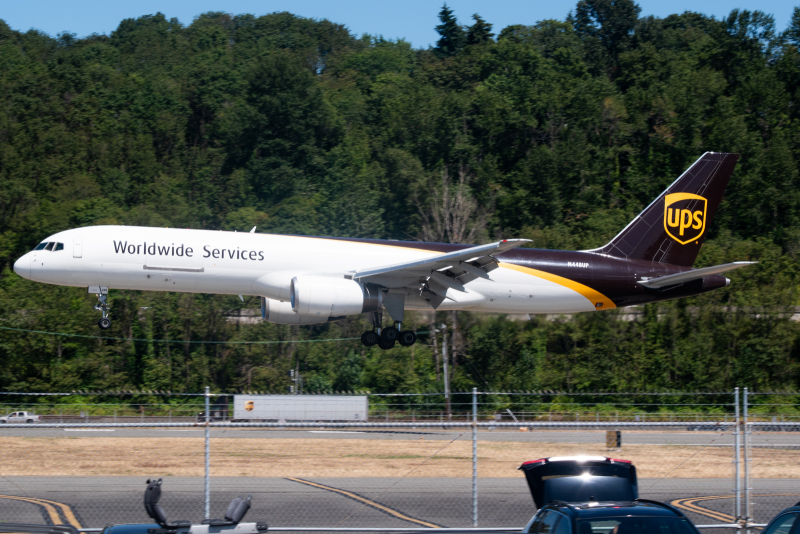 Photo of N448UP - United Parcel Service Boeing 757-200F at BFI on AeroXplorer Aviation Database