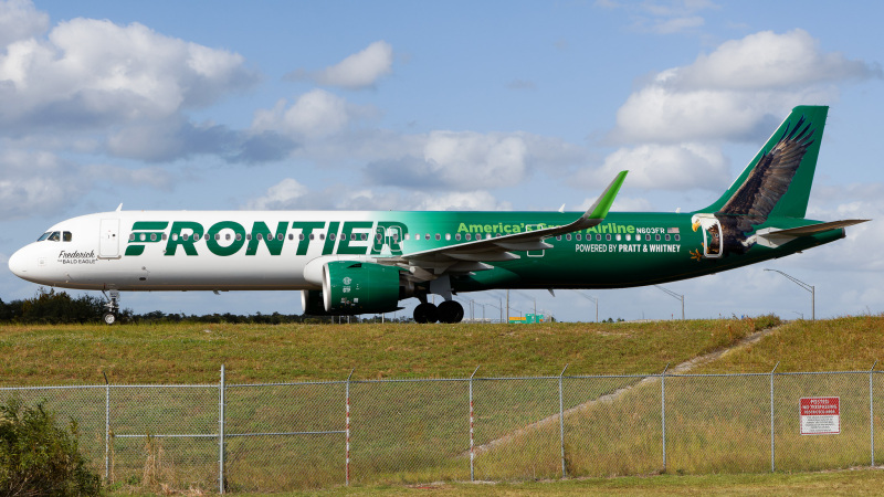 Photo of N603FR - Frontier Airlines Airbus A321NEO at MCO on AeroXplorer Aviation Database