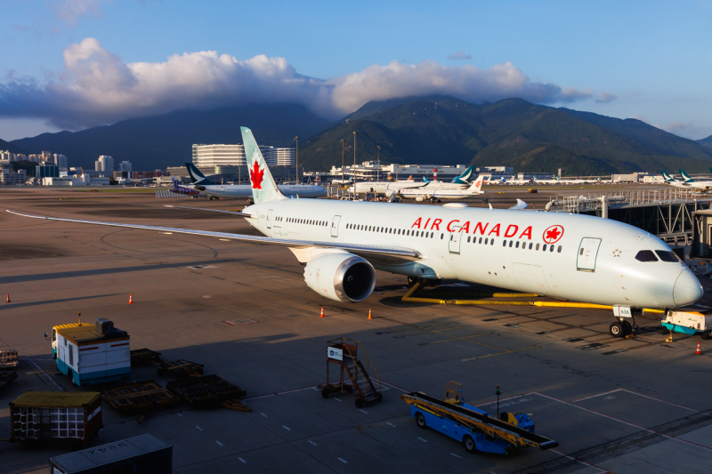 Photo of  C-FGDX - Air Canada Boeing 787-9 at HKG on AeroXplorer Aviation Database