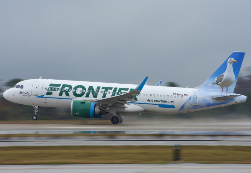 Photo of N350FR - Frontier Airlines Airbus A320NEO at MCO on AeroXplorer Aviation Database