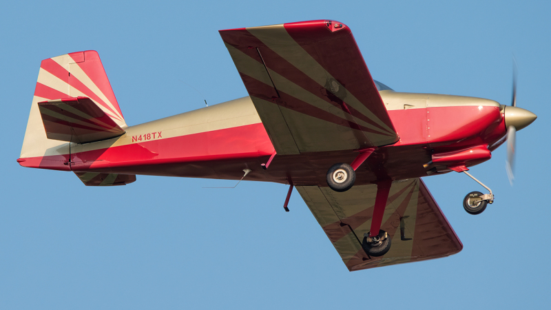 Photo of N418TX - PRIVATE Vans RV-7 at IAD on AeroXplorer Aviation Database