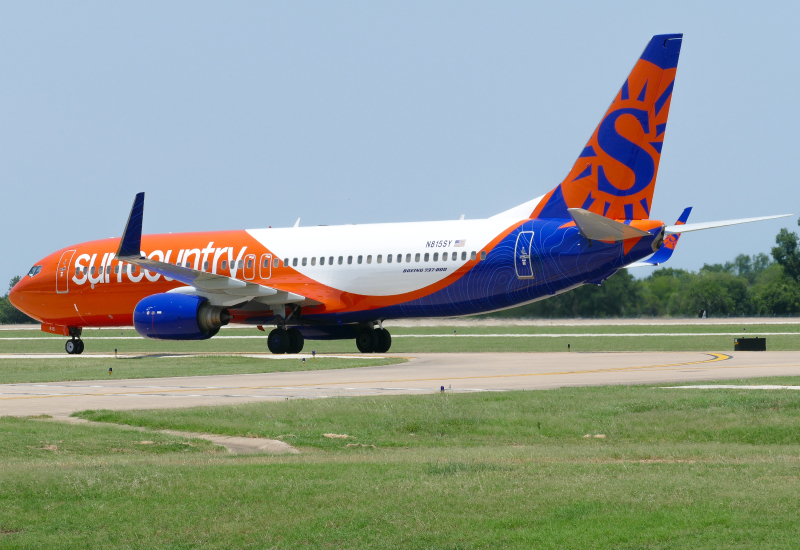Photo of N815SY - Sun Country Airlines Boeing 737-800 at AUS on AeroXplorer Aviation Database