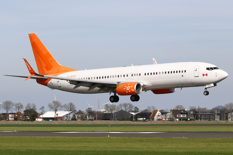 Photo of C-GBZS - Sunwing Airlines Boeing 737-800 at AMS on AeroXplorer Aviation Database