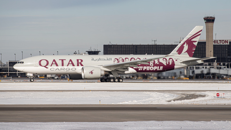 Photo of A7-BFG - Qatar Air Cargo Boeing 777-200LR at ORD on AeroXplorer Aviation Database