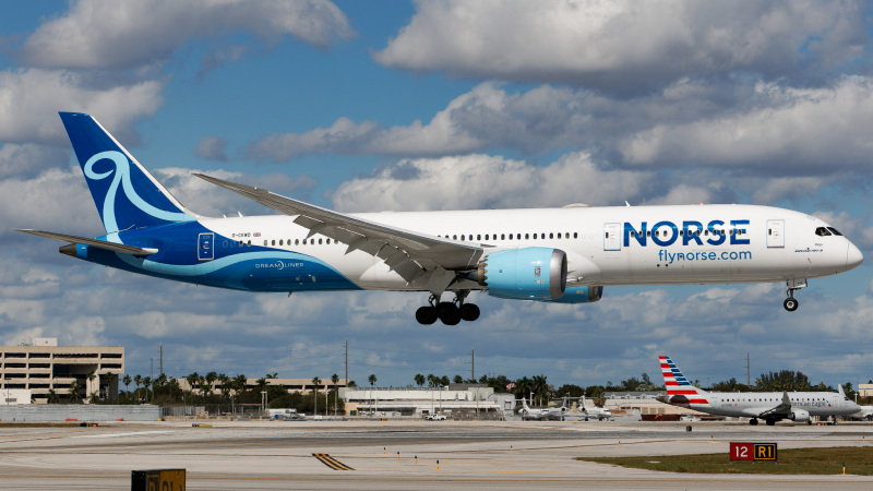 Photo of G-CKWD - Norse Airways Boeing 787-9 at MIA on AeroXplorer Aviation Database