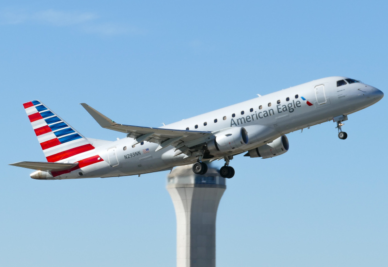 Photo of N293NN - American Eagle Embraer E175 at AUS on AeroXplorer Aviation Database