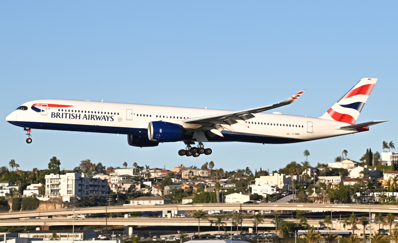 Photo of G-XWBP - British Airways Airbus A350-1000 at SAN on AeroXplorer Aviation Database