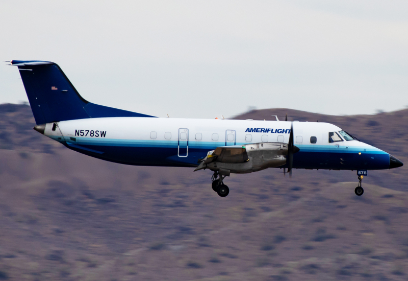 Photo of N578SW - Ameriflight Embraer EMB-120 at PHX on AeroXplorer Aviation Database
