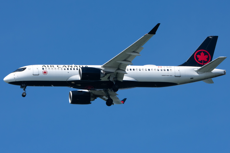 Photo of C-GJYI - Air Canada Airbus A220-300 at SFO on AeroXplorer Aviation Database