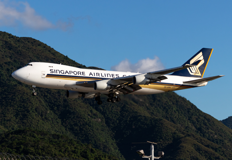 Photo of 9V-SFN - Singapore Airlines Cargo Boeing 747-400F at HKG on AeroXplorer Aviation Database
