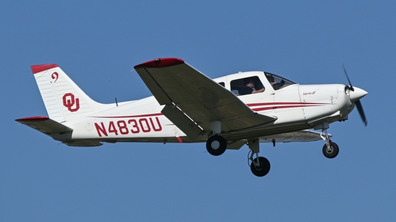 Photo of N4830U - PRIVATE Piper PA-28 at OUN on AeroXplorer Aviation Database