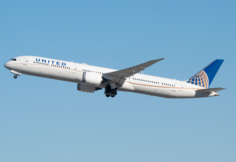 United Airlines uses a Boeing 787-10 Dreamliner for its Newark (EWR) - Tel Aviv (TLV) route