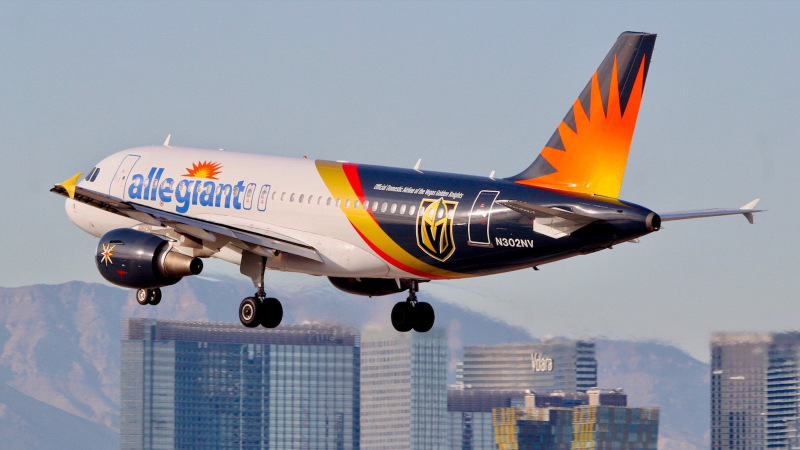 Photo of N302NV - Allegiant Airlines Airbus A319 at LAS on AeroXplorer Aviation Database
