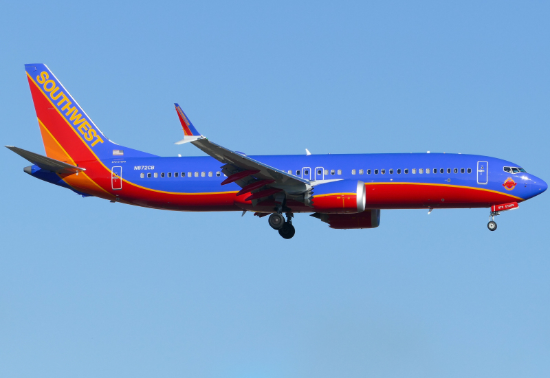 Photo of N872CB - Southwest Airlines Boeing 737 MAX 8 at AUS on AeroXplorer Aviation Database