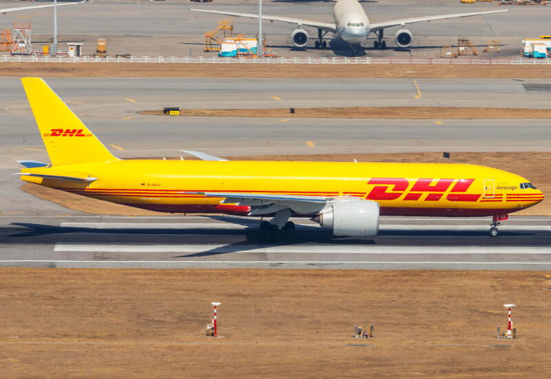 Photo of D-AALO - DHL Boeing 777-F at HKG on AeroXplorer Aviation Database