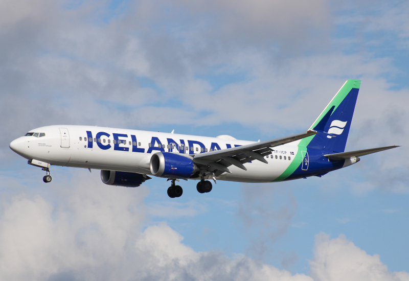 Photo of TF-ICP - Icelandair Boeing 737 MAX 8 at FRA on AeroXplorer Aviation Database
