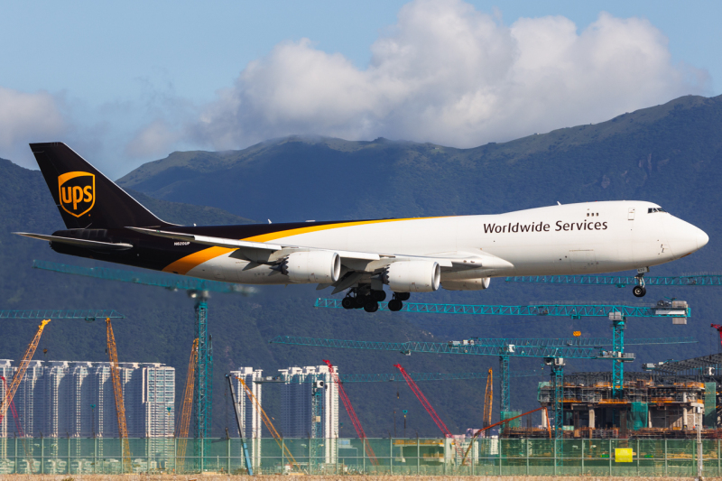 Photo of N620UP - United Parcel Service Boeing 747-8F at HKG on AeroXplorer Aviation Database