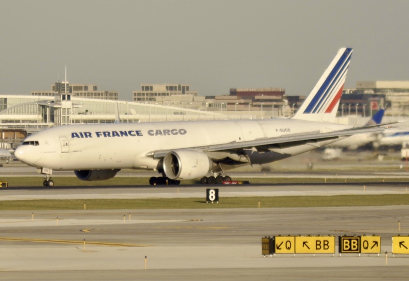 Photo of F-GUOB - Air France Cargo Boeing 777-F at ORD on AeroXplorer Aviation Database
