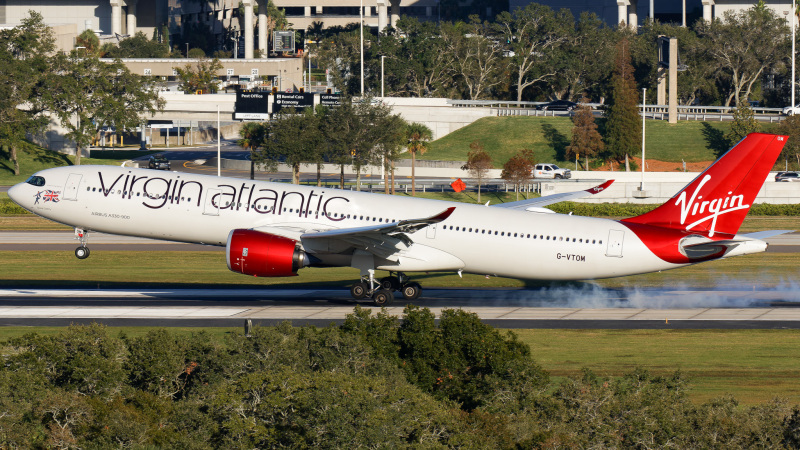 Photo of G-VTOM - Virgin Atlantic Airbus A330-900 at TPA on AeroXplorer Aviation Database