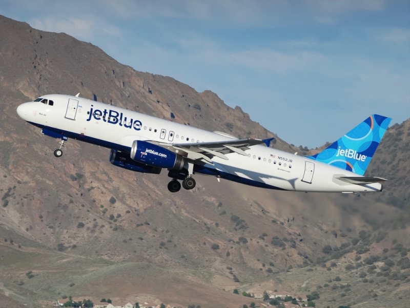 Photo of N552JB - JetBlue Airways Airbus A320 at RNO on AeroXplorer Aviation Database