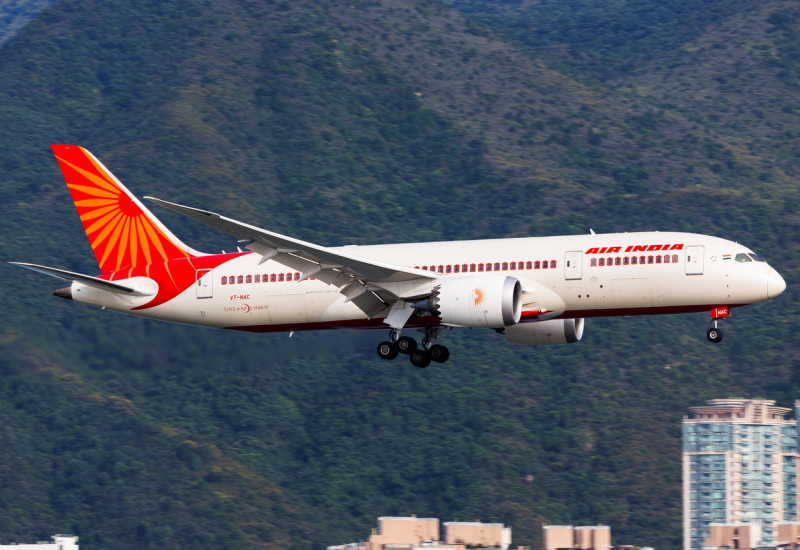 Photo of VT-NAC - Air India Boeing 787-8 at HKG on AeroXplorer Aviation Database