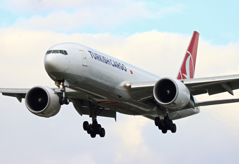 Photo of TC-LJL - Turkish Airlines Cargo Boeing 777-F at LHR on AeroXplorer Aviation Database
