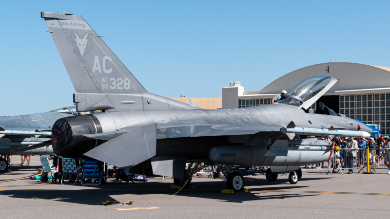 Photo of 86-0328 - USAF - United States Air Force General Dynamics F-16C Fighting Falcon at MCF on AeroXplorer Aviation Database