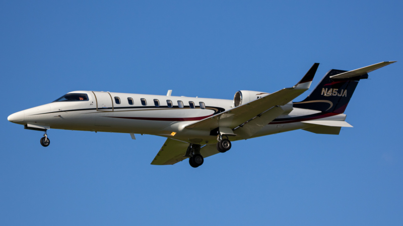 Photo of N45JA - PRIVATE Learjet 45 at CMH on AeroXplorer Aviation Database