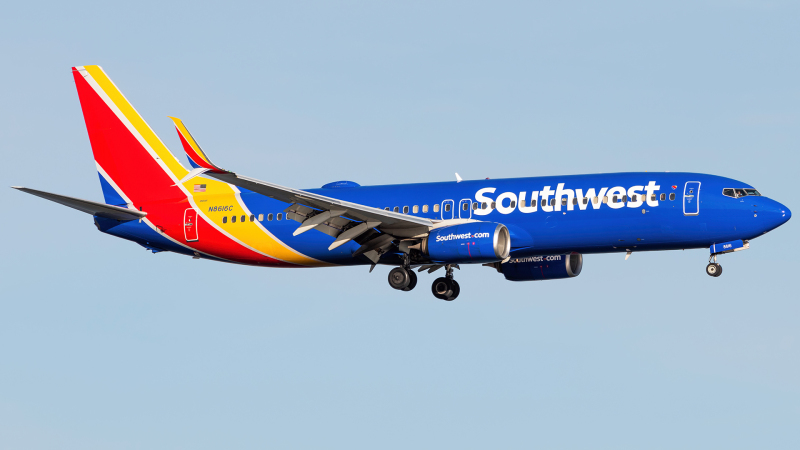 Photo of N8616C - Southwest Airlines Boeing 737-800 at DCA on AeroXplorer Aviation Database