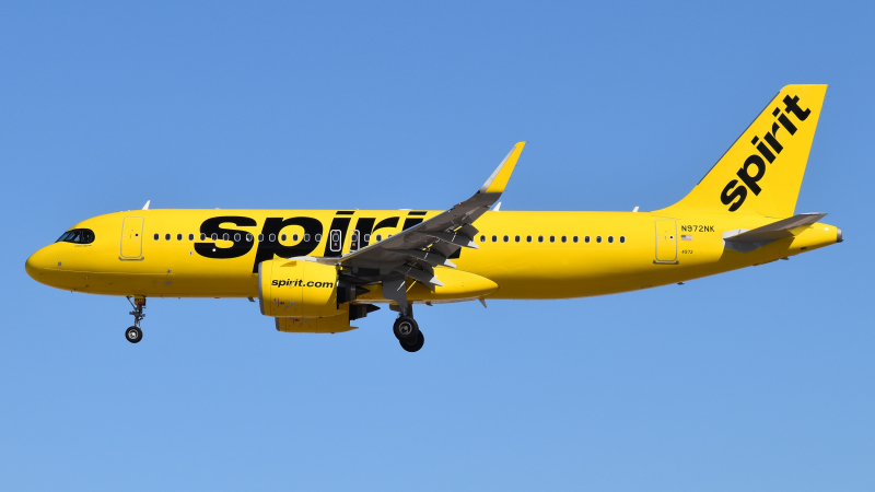 Photo of N972NK - Spirit Airlines Airbus A320NEO at LAS on AeroXplorer Aviation Database