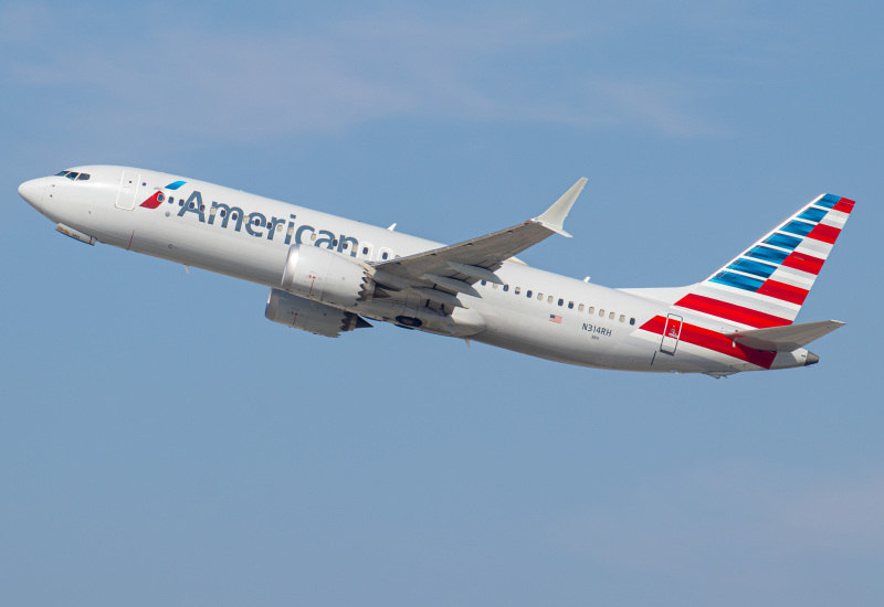 Photo of N314RH - American Airlines Boeing 737 MAX 8 at LAX on AeroXplorer Aviation Database